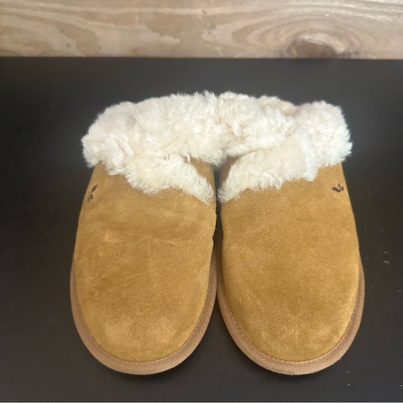 Koolaburra By Ugg Womens Milo Suede Upper Faux-Fur Lined Sandal Chestnut Size 10 - Picture 6 of 11